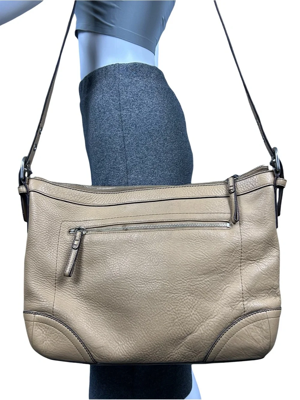 Vintage Coach Bleecker Felicia Pebbled Leather Hobo Shoulder Bag F12323 Y2K